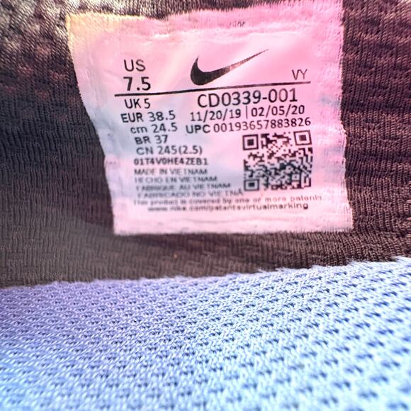 Nike Womens Renew Sneakers 7.5 Running Shoes Gray Travel Comfort Lightweight - Picture 7 of 7